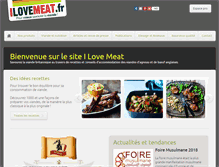 Tablet Screenshot of ilovemeat.fr